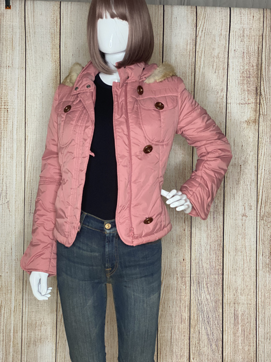 Pink Quilted Jacket